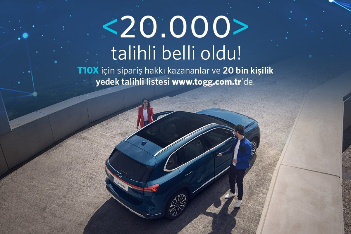 Türkiye’nin otomobili Togg’un T10X