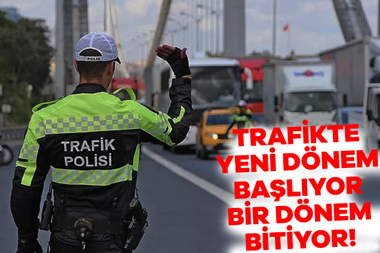 Trafikteki polis çevirmesi için