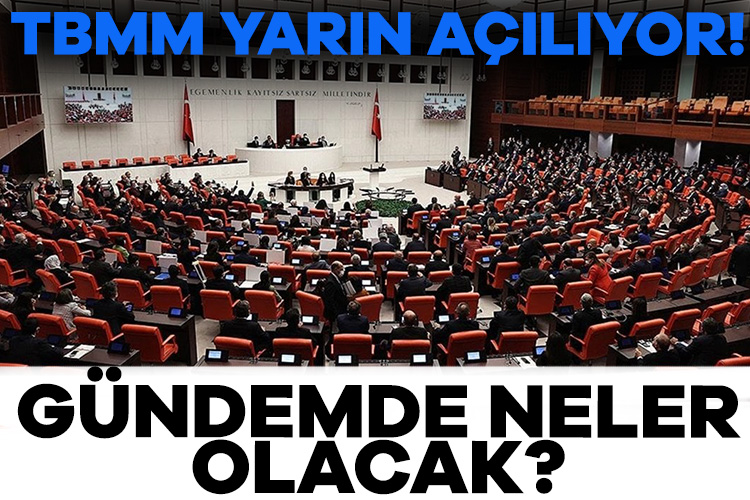 TBMM, yeni yasama yılına