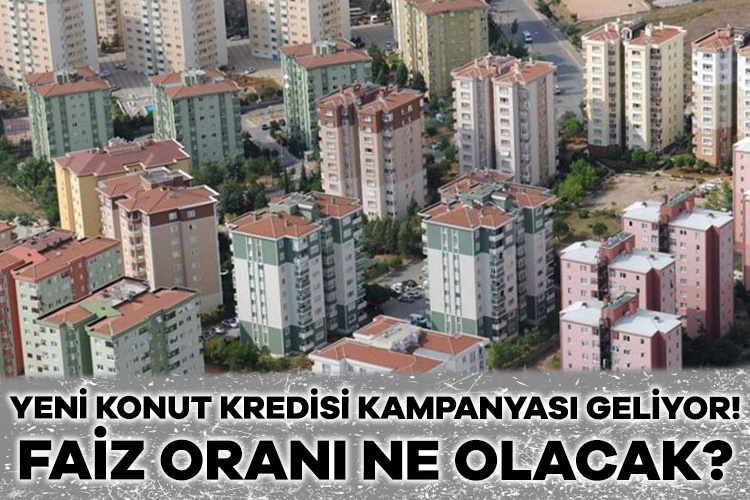 Dar gelirliye konut kredisi kampanyası geliyor.