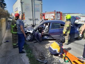 Erdek’te trafik kazasında 1 kişi yaralandı