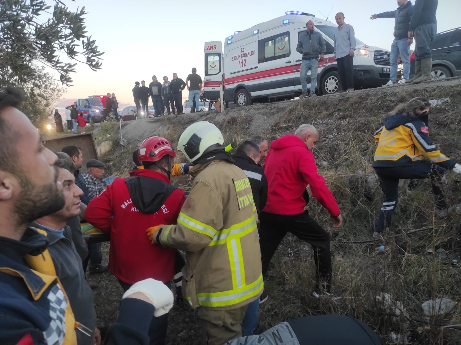 Balıkesir’in Havran ilçesinde otomobil