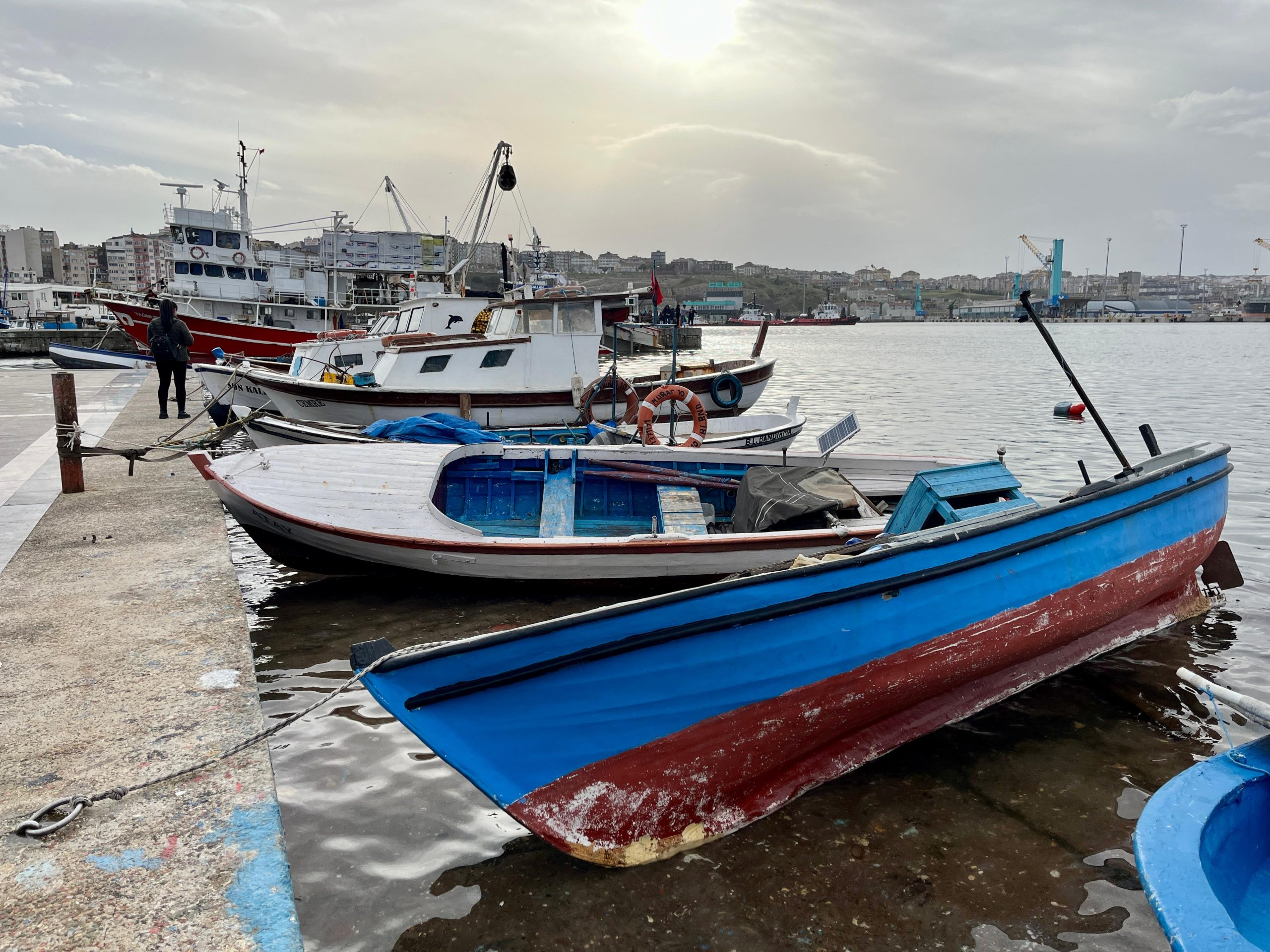 Balıkesir’in Bandırma ilçesinde, şiddetli