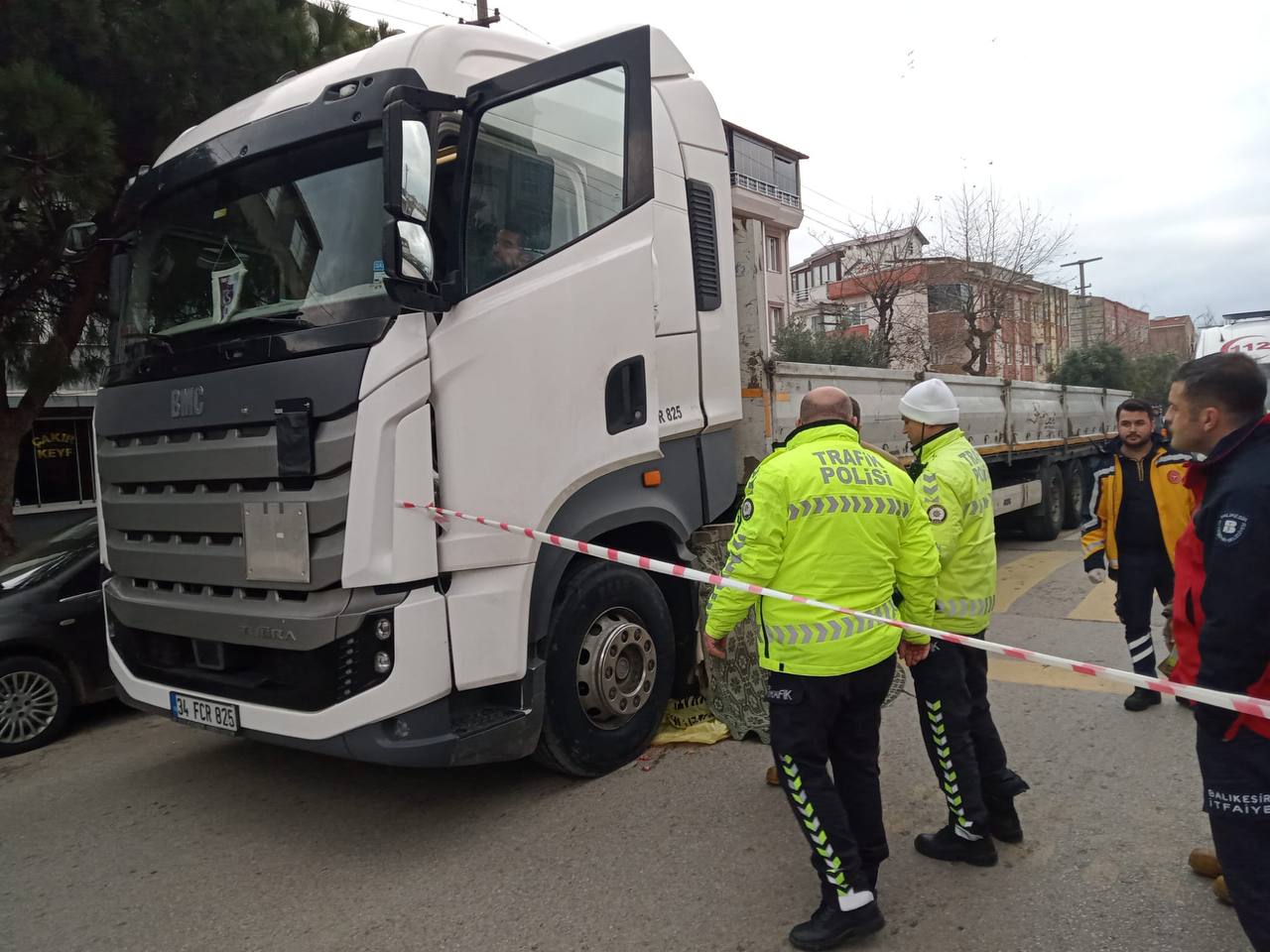 Balıkesir’in Bandırma ilçesinde yaya