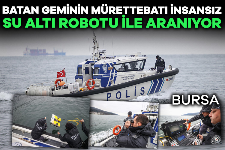 Marmara Denizi’nde 15 Şubat’ta batan “Batuhan A” adlı kargo gemisinin