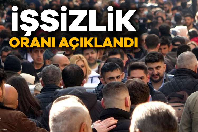 Türkiye’de işsizlik oranı dördüncü çeyrekte 0,4 puanlık azalış ile yüzde