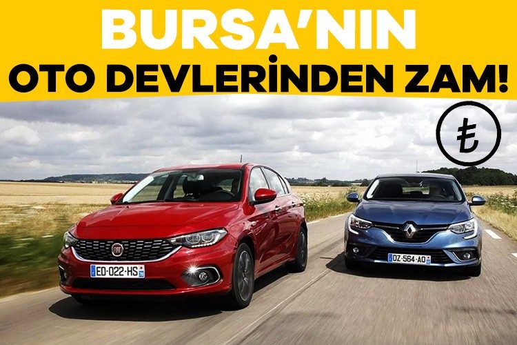 Bursa’da üretim yapan İtalyan otomotiv üreticisi Fiat ve Renault’u ercih