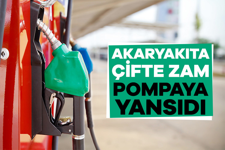 Akaryakıt fiyatlarına çifte zam geldi. Benzin ve motorin fiyatları bu