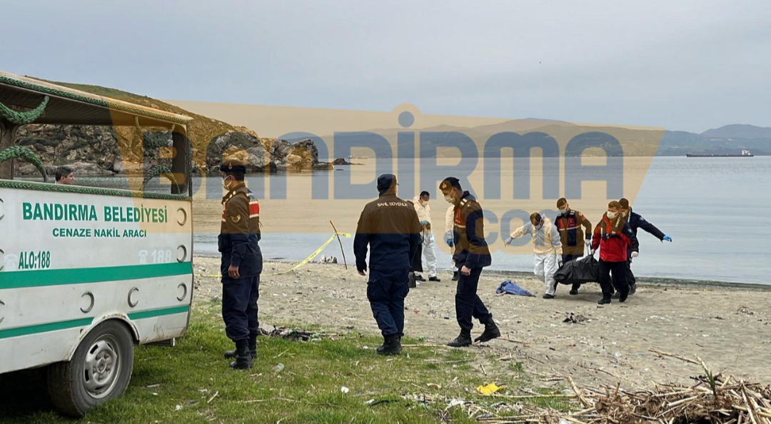 Marmara Denizi’nde kimliği belirsiz erkek cesedi, Balıkesir’in Bandırma ilçesinin kırsal