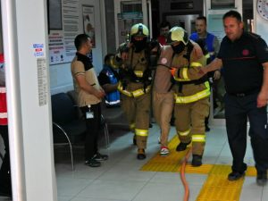 Erdek Neyyire Sıtkı Devlet Hastanesi’nde gerçeği aratmayan tatbikat