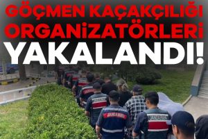 Ali Yerlikaya duyurdu: Göçmen kaçakçılığı organizatörleri yakalandı!