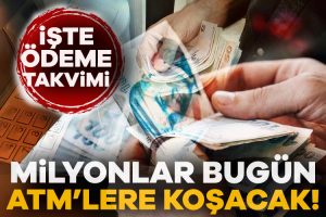 Milyonlar bugün ATM’lere koşacak: İşte emekli bayram ikramiyesi ödeme takvimi