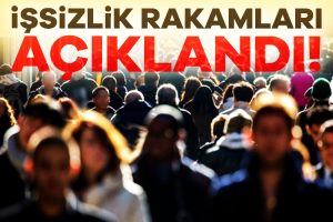 İşsizlik rakamları açıklandı!