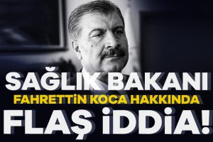 Sağlık Bakanı Fahrettin Koca’nın istifasını sunarak Bakanlık’taki kişisel eşyalarının topladığını