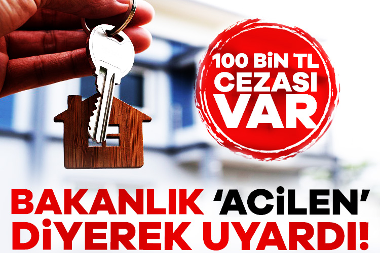 Ticaret Bakanlığı’ndan emlakçıları ilgilendiren bir uyarı geldi. Yetki belgesiz faaliyet