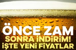 Önce zam sonra indirim: Bira fiyatları düştü