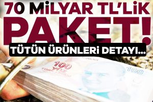 Vergi yasa teklifi TBMM’ye sunuldu! 70 milyar liralık paket: Tütün ürünleri detayı