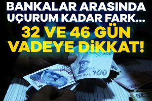 En düşük ve en yüksek mevduat faizi oranları belli oldu: 32 ve 46 gün vadeye dikkat!