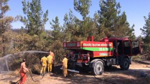 BALIKESİR’DEKİ YANGIN 20 SAAT SONRA KONTROL ALTINDA