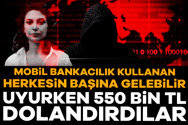 Uyurken dolandırılan genç kadın, sabah gelen mesajları görünce başından aşağı