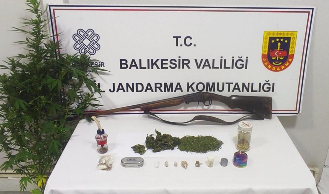 Balıkesir İl Jandarma Komutanlığı tarafından, Gönen ilçesinde uyuşturucu madde imalatı