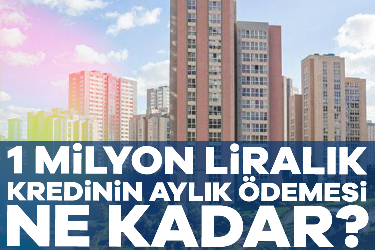 Konut kredilerine faiz ayarı! 1 milyon liranın aylık ödemesi ne kadar tutuyor?