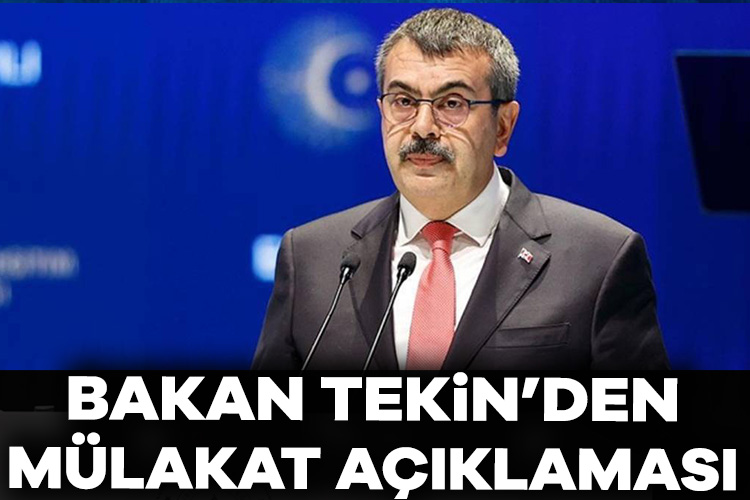  Milli Eğitim Bakanı