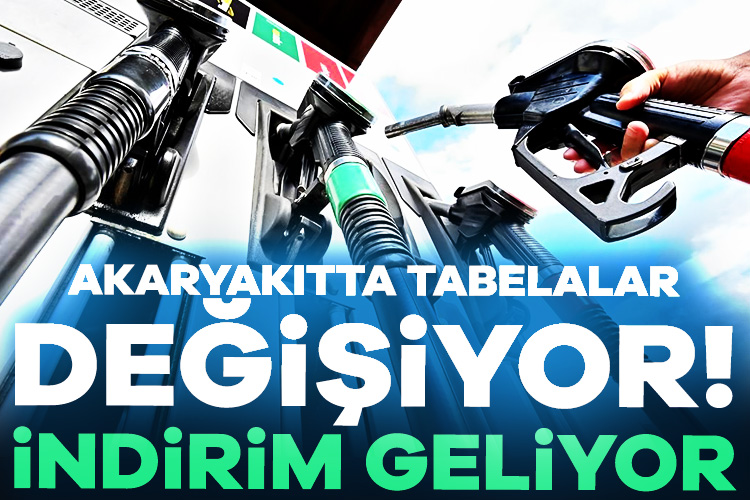 Akaryakıtta tabelalar değişiyor! Benzine indirim yolda