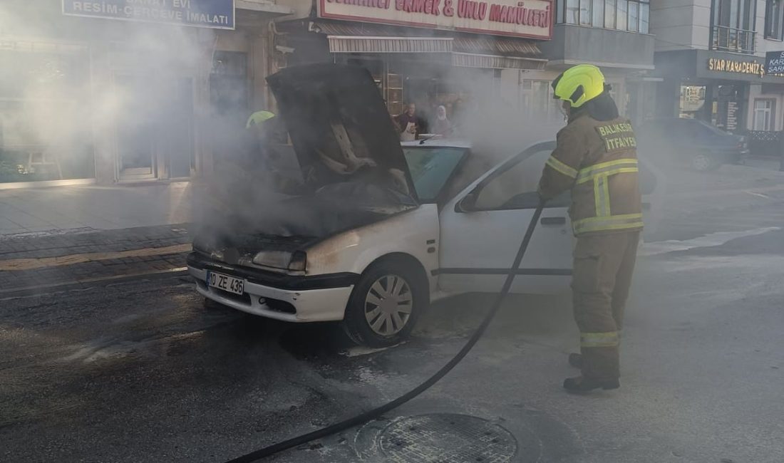 Balıkesir'in Bandırma ilçesinde ışıklarda