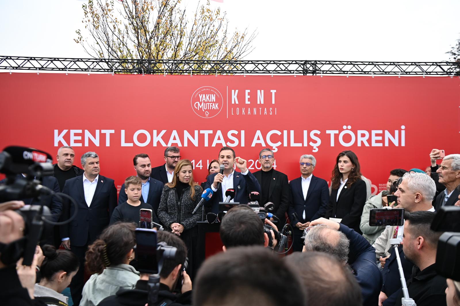 Balıkesir’in ilk Kent Lokantası hizmete açıldı