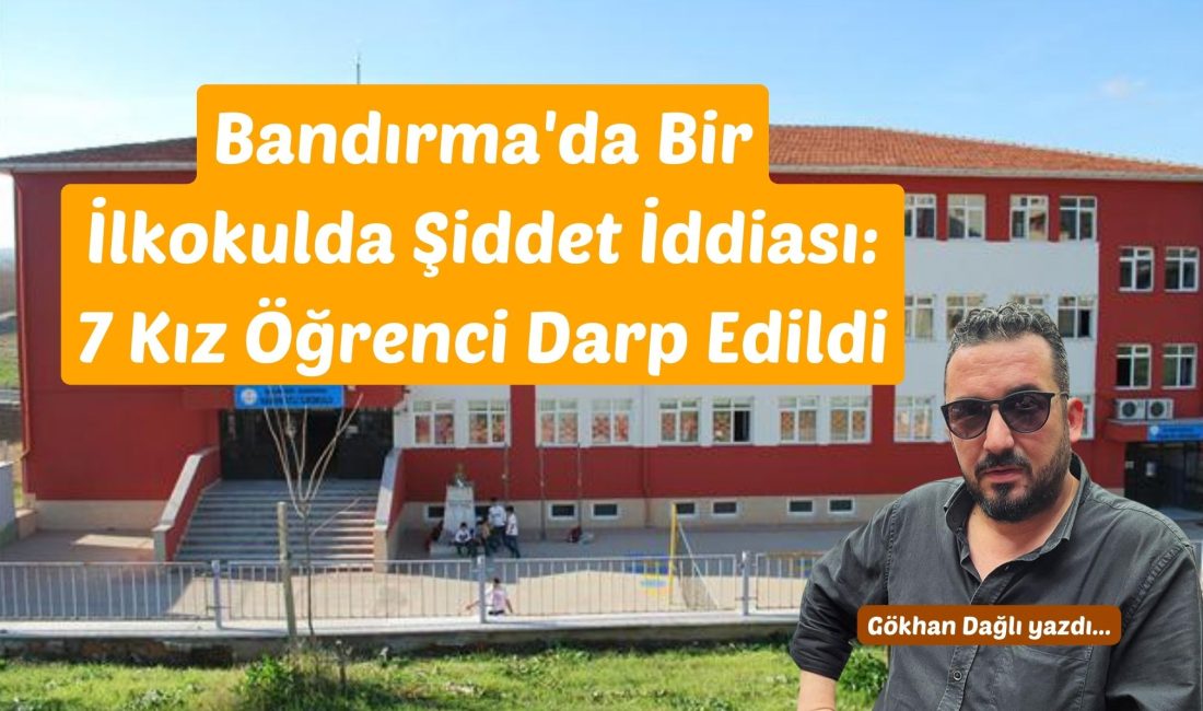 Bandırma'da bir ilköğretim okulunda