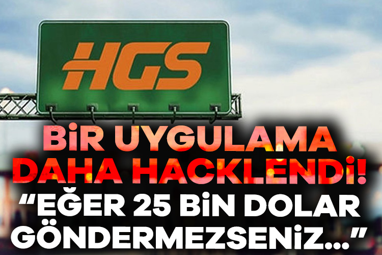 HGS uygulaması hacklendi. HGS'nin