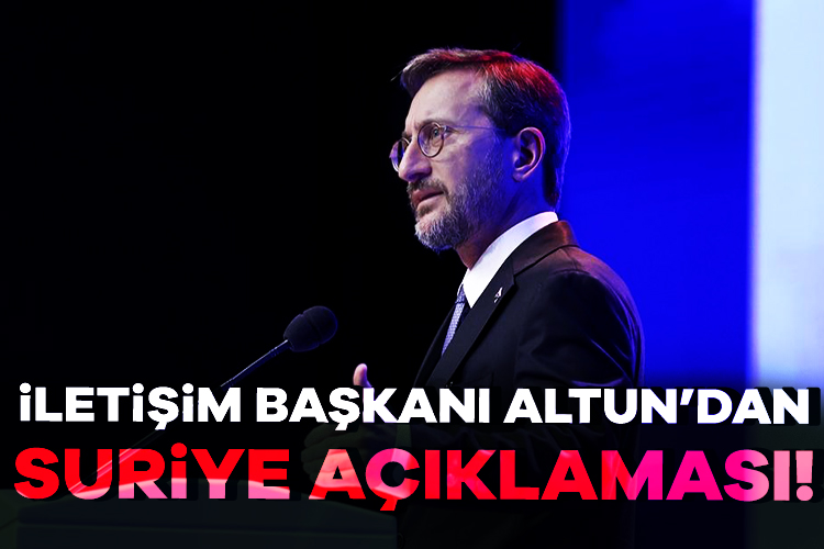 İletişim Başkanı Fahrettin Altun,