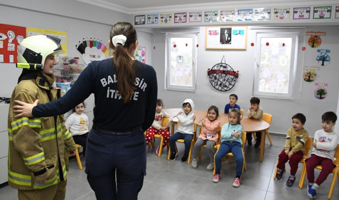 Balıkesir Büyükşehir Belediyesi tarafından yangına karşı tedbir almak ve küçük