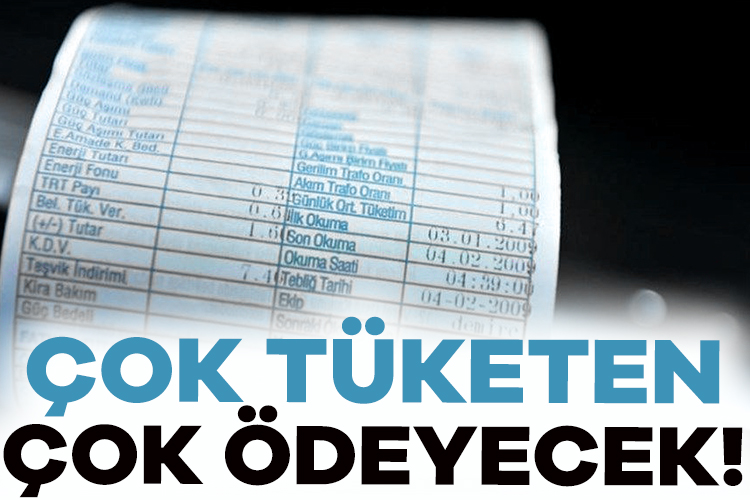 Elektrik ve doğalgaz faturalarında yeni dönem başlıyor. Yüksek elektrik tüketenler