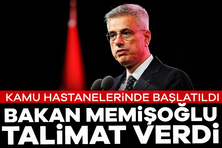 Sağlık Bakanı Kemal Memişoğlu, kamu hastanelerinde kapsamlı teftişlerin başlanması konusunda