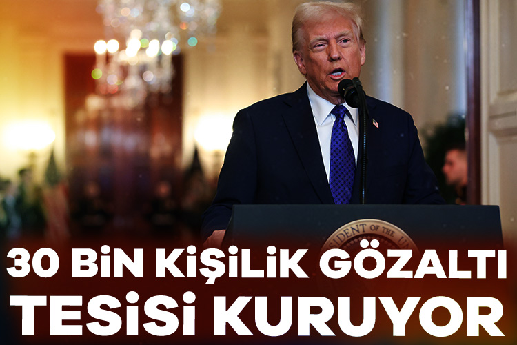 ABD Başkanı Donald Trump, kaçak göçmenler için Guantanamo Körfezi'nde 30