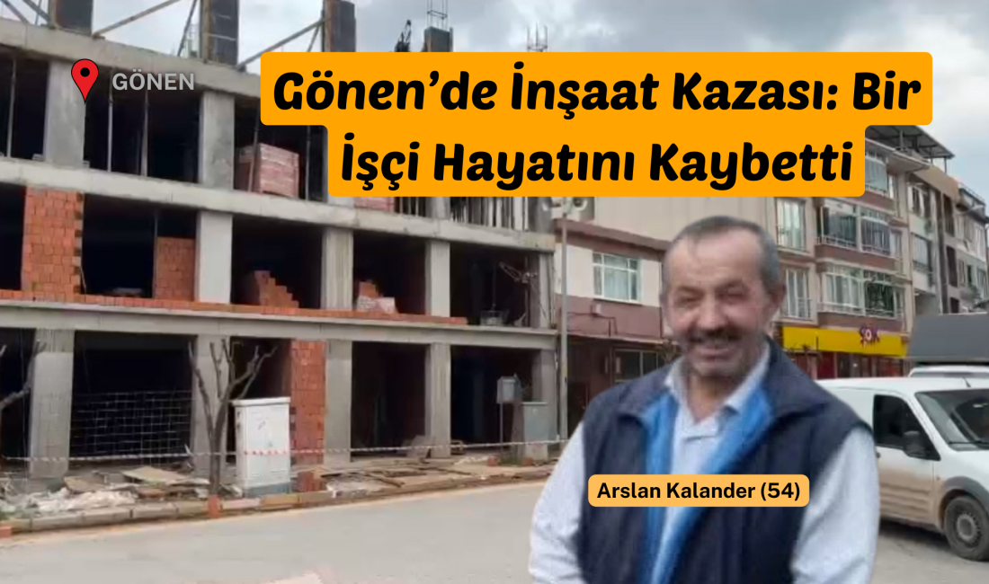 Balıkesir’in Gönen ilçesi Gündoğdu Mahallesi Ayvacık Caddesi’nde yapımı devam eden