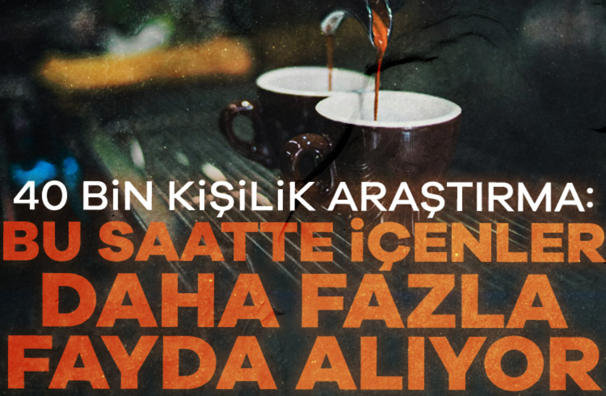 Bu saatte daha çok içenler daha fazla fayda alıyor.