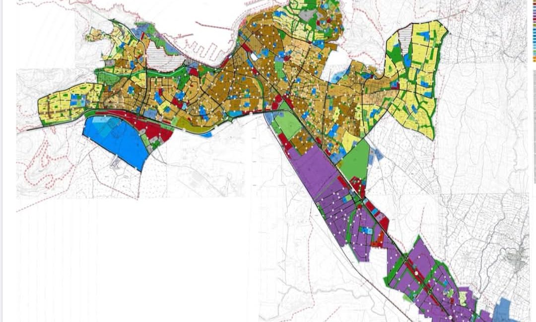 Balıkesir Büyükşehir Belediye Meclisi tarafından onaylanan Bandırma İlçe Bütünü 1/25000