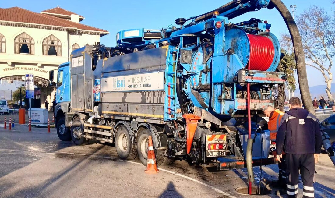 İstanbul Büyükşehir Belediyesi’nden talep edilen vidanjör desteğiyle, Bandırma genelindeki ana