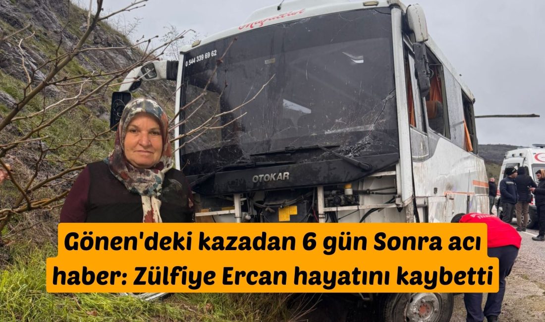 Balıkesir’in Gönen ilçesinde gece vardiyasında çalışan işçileri taşıyan servis aracının