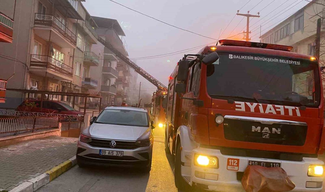 Balıkesir itfaiyesi sabaha karşı çıkan yangınlarda yoğun mesai yaşadı. Karesi