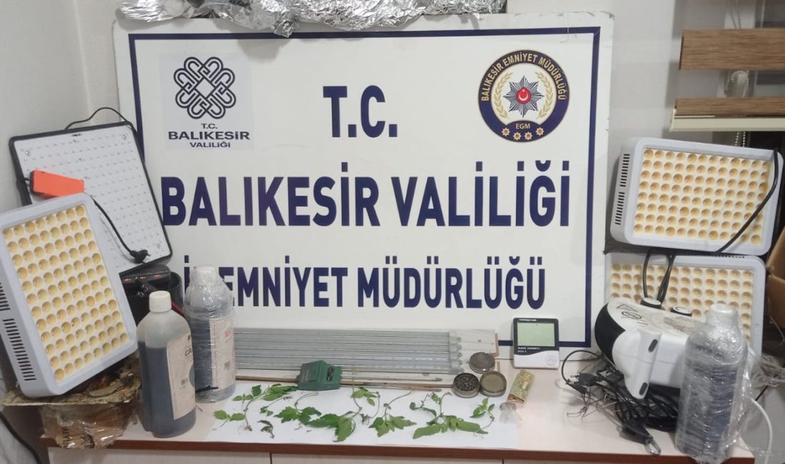 Balıkesir’in Susurluk ilçesinde, uyuşturucu ile mücadele kapsamında gerçekleştirilen denetimlerde bir