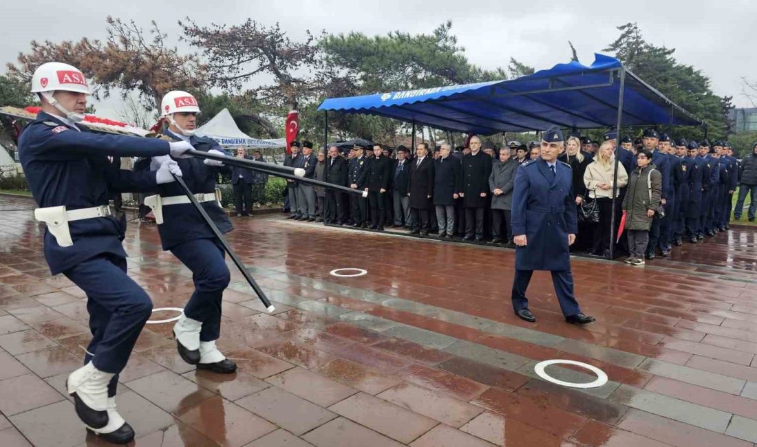 Çanakkale Zaferi’nin 110. yılı anısına Bandırma Kaymakamlığı tarafından düzenlenen anma