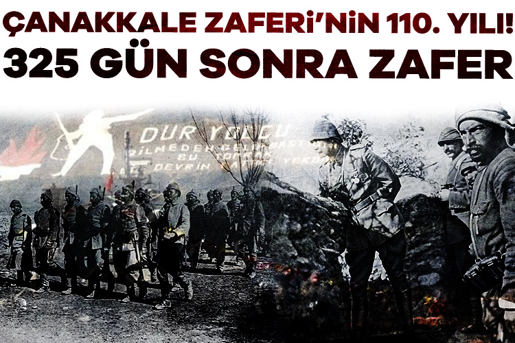 Çanakkale'de 18 Mart 1915'te elde edilen deniz zaferi, Türk milletinin