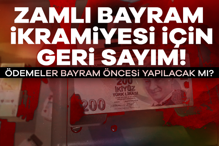 16.7 milyon emekli için 4 bin TL'lik bayram ikramiyesinde son