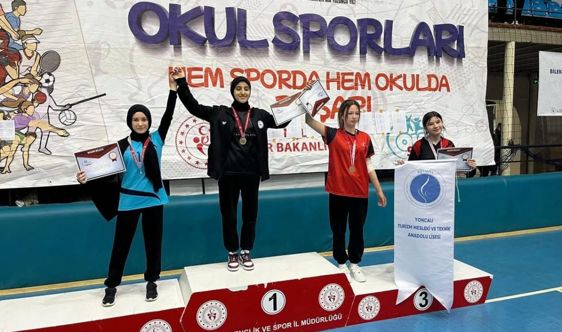 Edirne’de gerçekleştirilen Okul Sporları Bölge Finalleri Bilek Güreşi Müsabakalarında, Gönenli